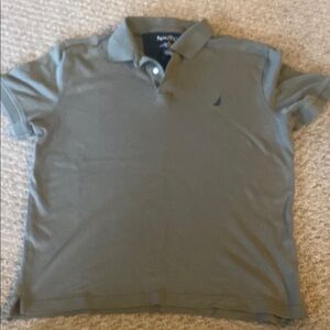 Nautica Men's Olive Polo Shirt